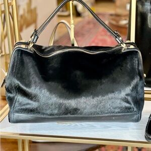 LOWERED PRICE!!!! WANT IT GONE!!! SALVATORE FERRAGAMO Pony Hair Handle Bag